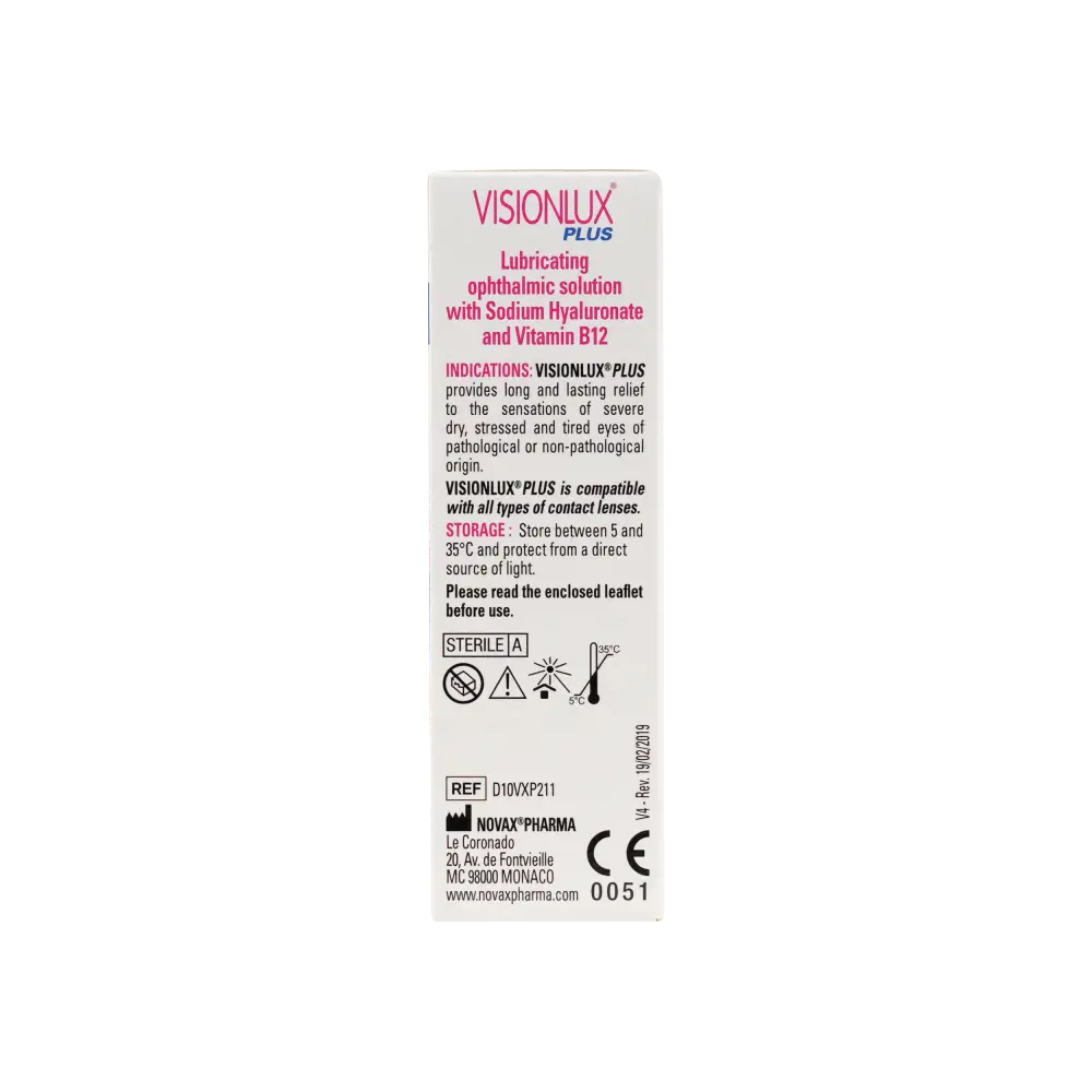 VISIONLUX PLUS EYE DROP 10ML