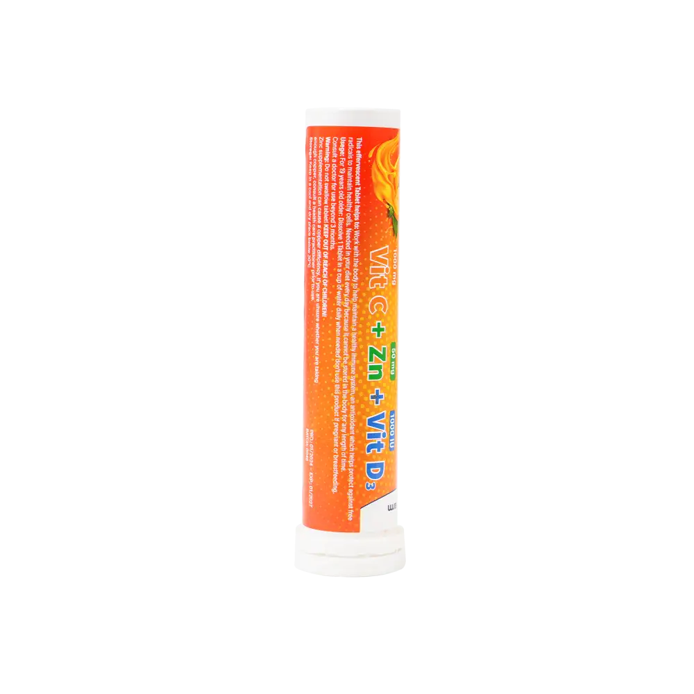 VITA PLUS VIT C+ZN+VIT D3 20 EFFERVESCENT