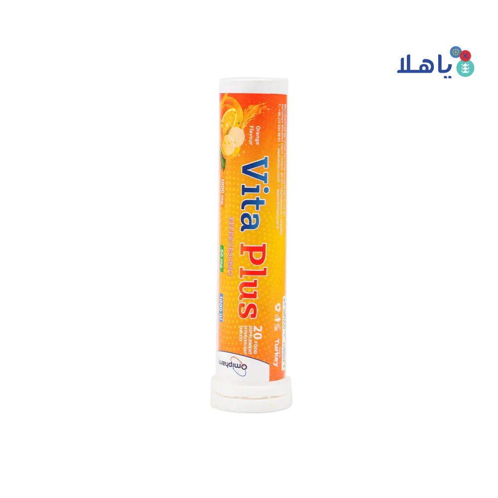 VITA PLUS VIT C+ZN+VIT D3 20 EFFERVESCENT