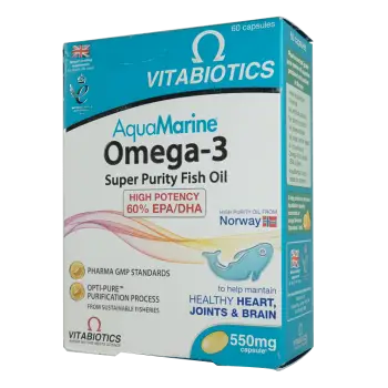 20843-Vitabiotics Aquamarine  Omega-3 60CAP