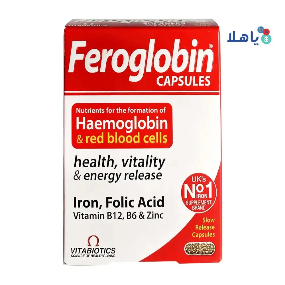 VITABIOTICS - Vitabiotics Feroglobin B12 30 Cap - Pharmazone - 