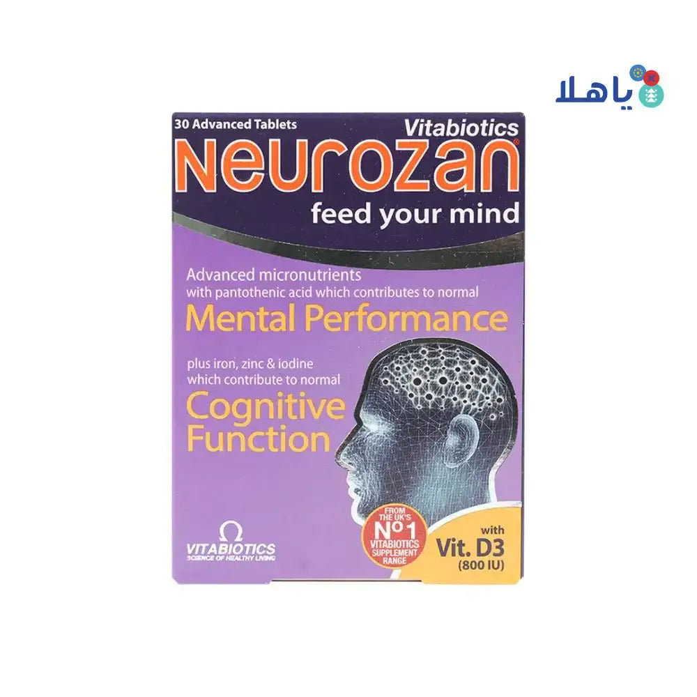 VITABIOTICS - Vitabiotics Neurozan 30 Tab - Pharmazone - 