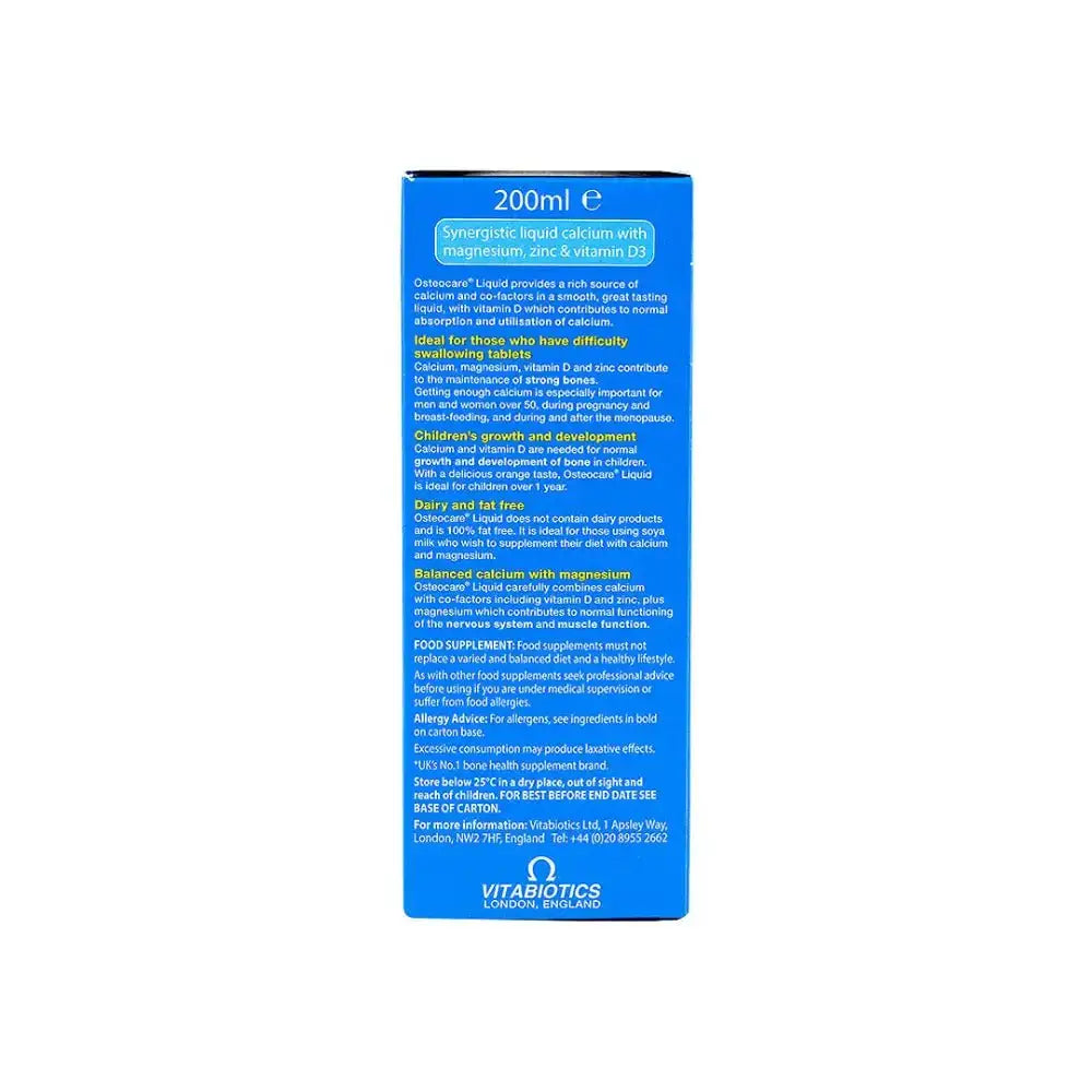 VITABIOTICS - Vitabiotics Osteocare Liquid 200 Ml - Pharmazone - 