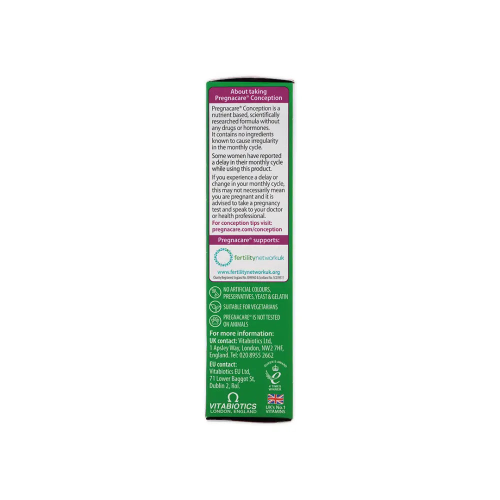 Vitabiotics Pregnacare Conception 30Tab