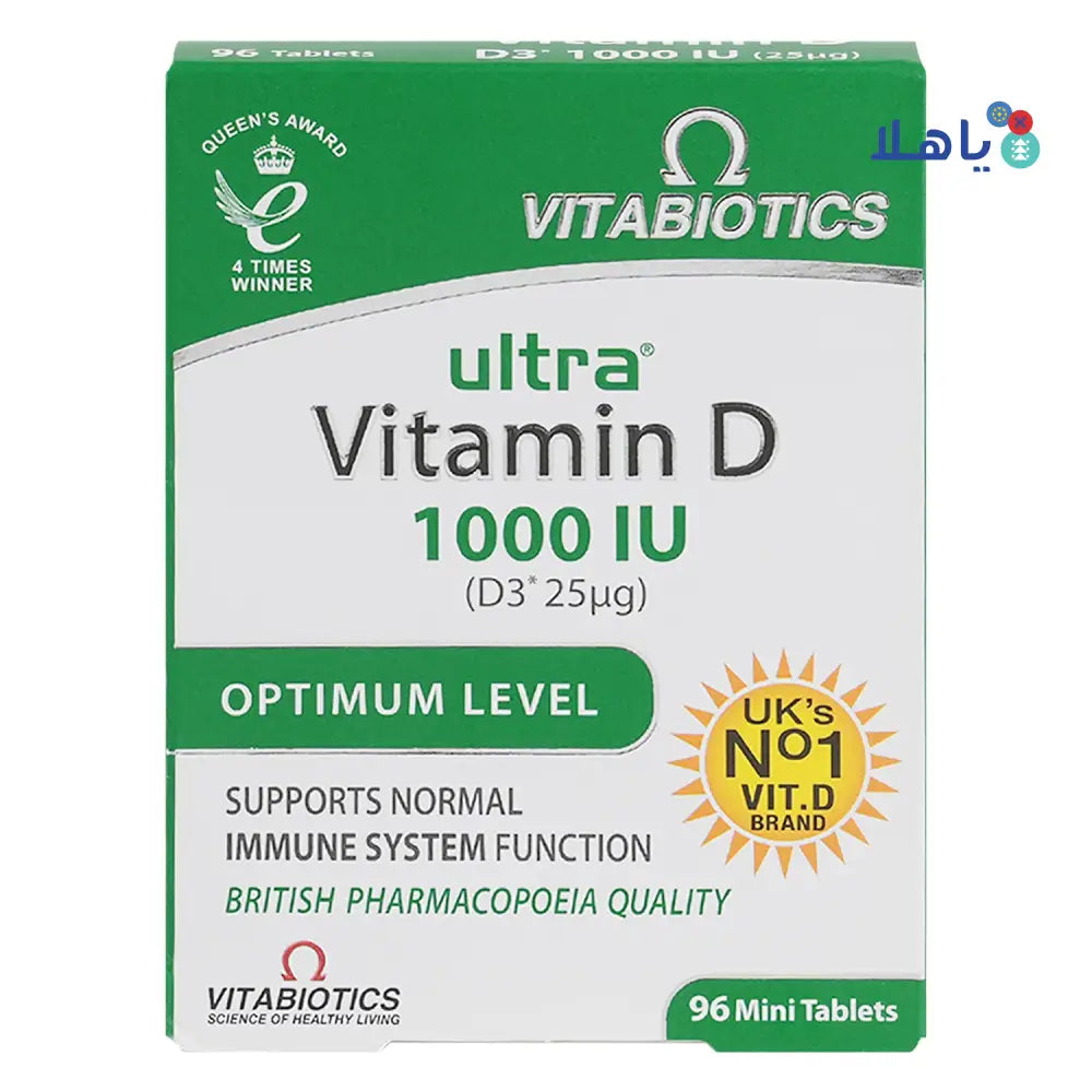 VITABIOTICS ULTRA VIT D3 1000IU 96 TAB