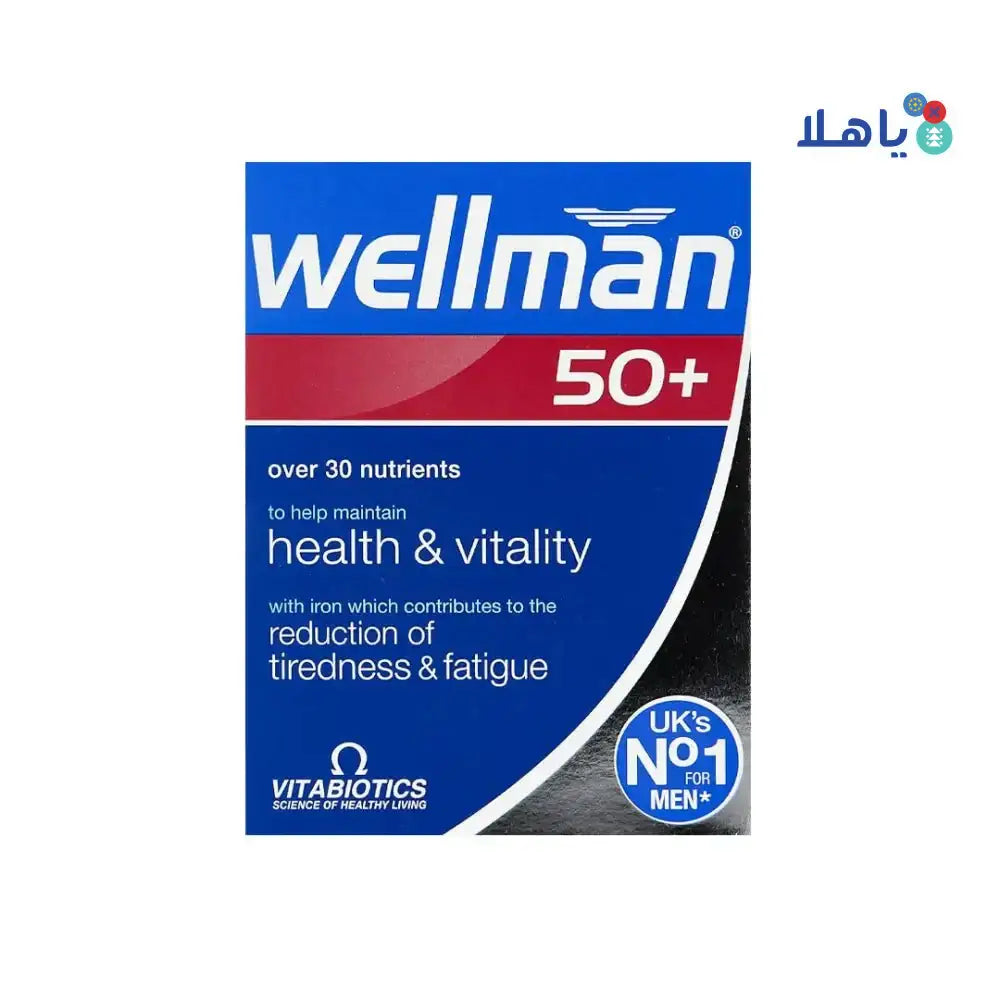 VITABIOTICS - Vitabiotics Wellman 50+ Tabs 30 - Pharmazone - 