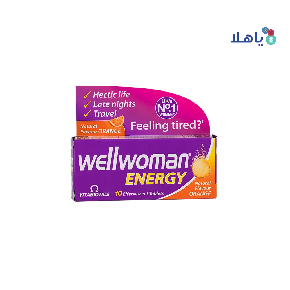 VITABIOTICS WELLWOMAN ENERGY EFFERVESCENT 10TAB