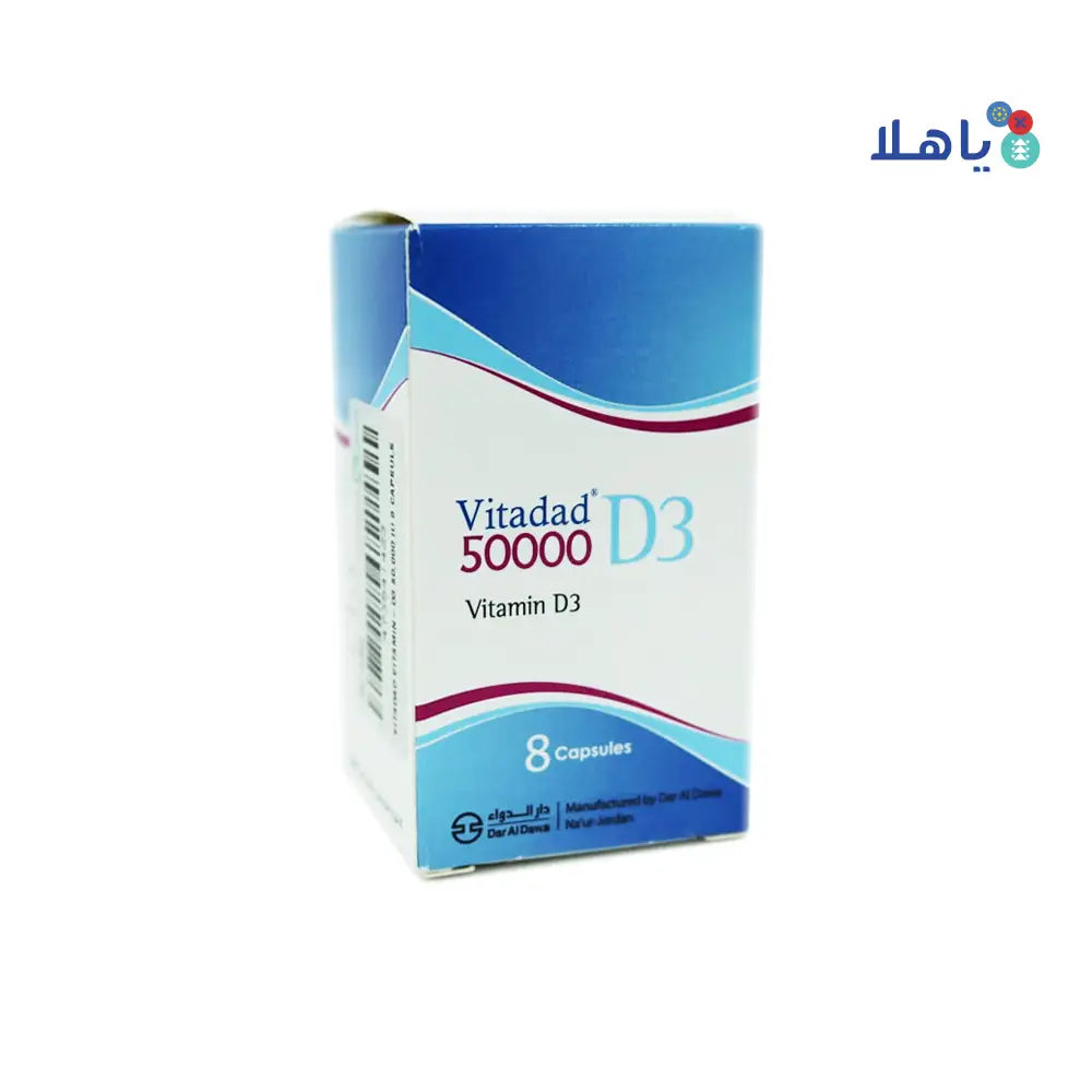 VITADAD VITAMIN-D3 50,000 IU 8 CAPSULS