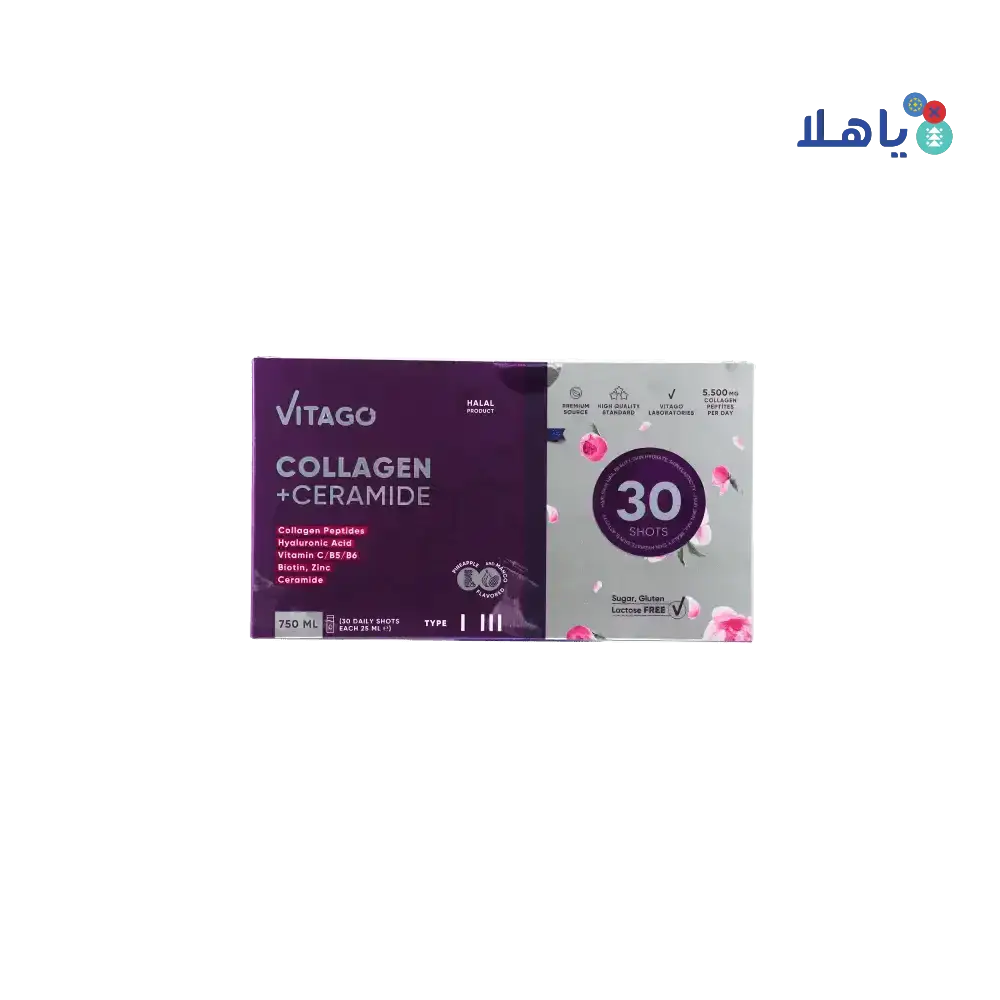 VitaGo - Vitago Collagen + Ceramide (25mlx30) Shots - Pharmazone - 