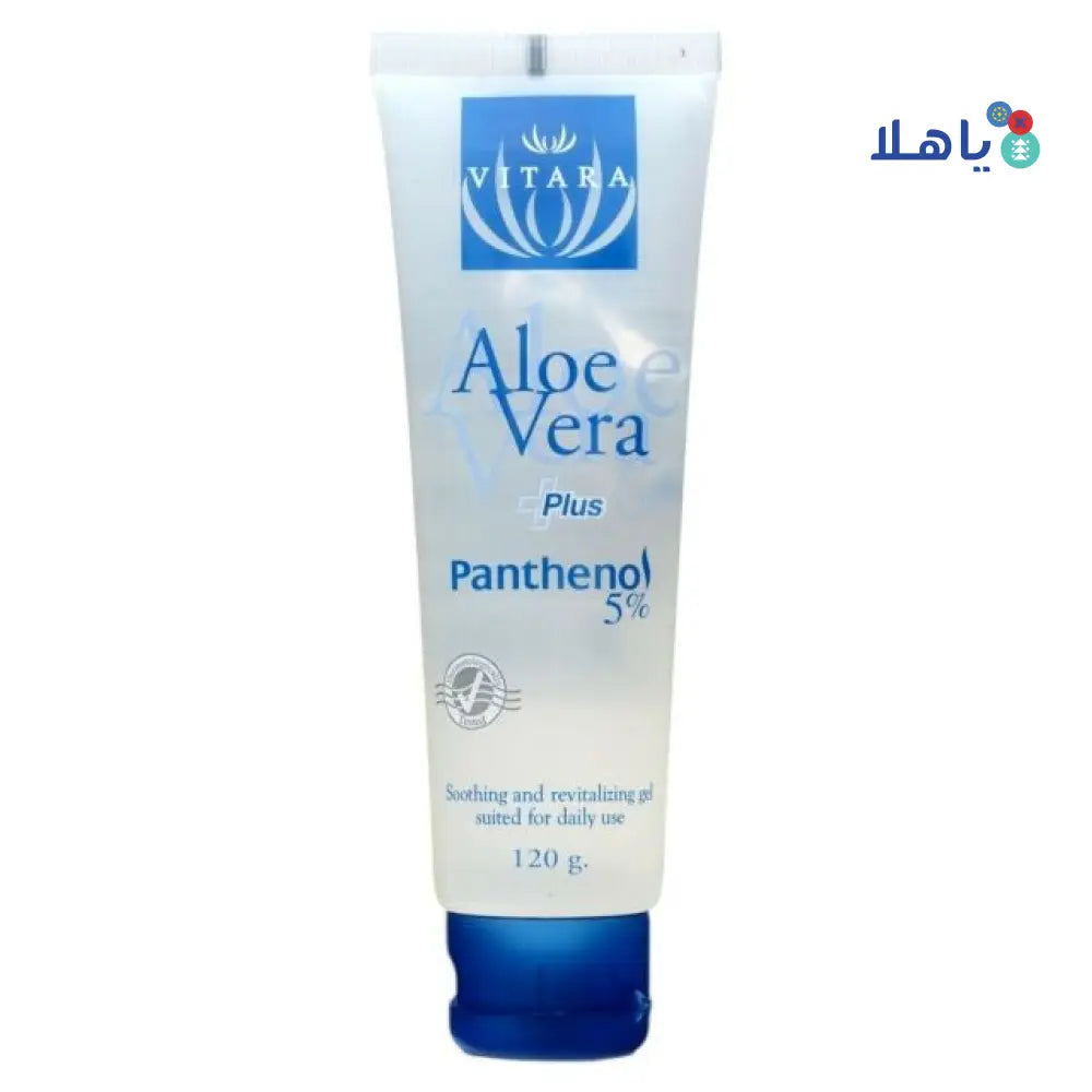 VITARA ALOE VERA GEL PLUS PANTHENOL 5% 120GM