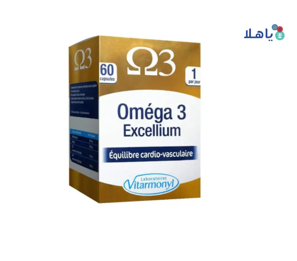 VITARMONYL OMEGA 3 EXCELLIUM 60CAP