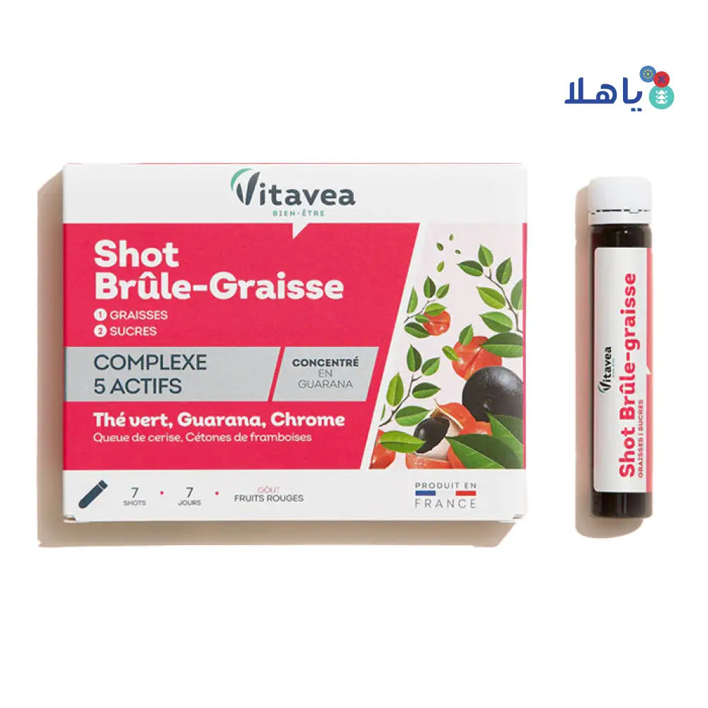 VITAVEA SHOT BRULE - GRAISSE 7 SHOTS