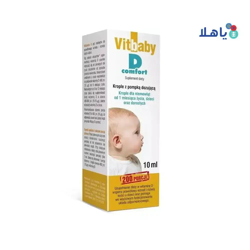 JEYADA - VITBABY - D COMFORT 400IU 10ML 200 DOSES - Pharmazone - 