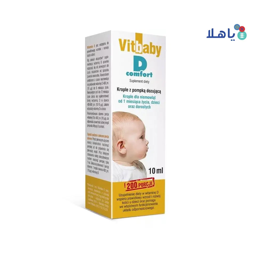 VITBABY-D COMFORT 400IU 10ML 200 DOSES