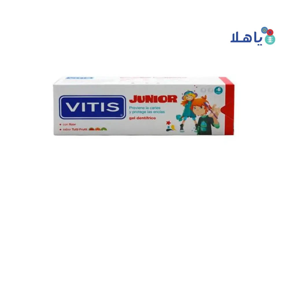 Vitis Junior Dental Gel -Tutti Frutti 75Ml