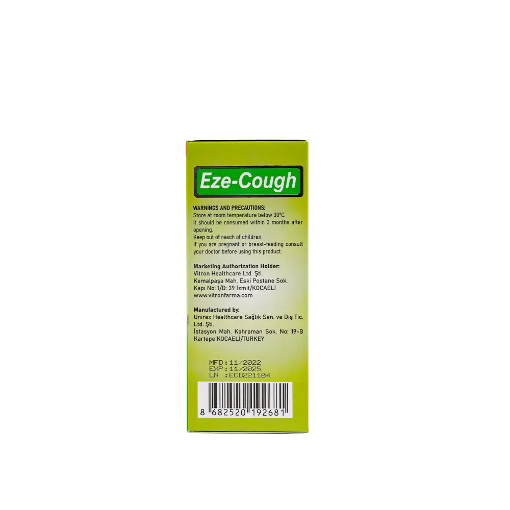 Vitron Eze-Cough Syrup 200ml