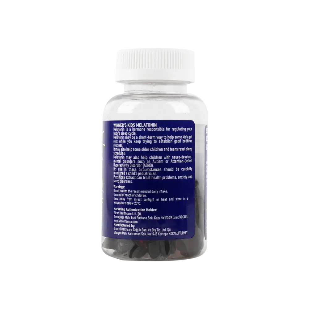 VITRON MELATONIN SLEEP WELL 2MG CHILDREN 30 GUMMIES