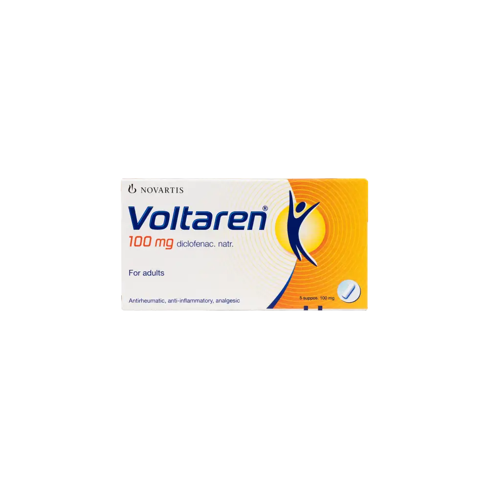 VOLTAREN 100MG 5 SUP