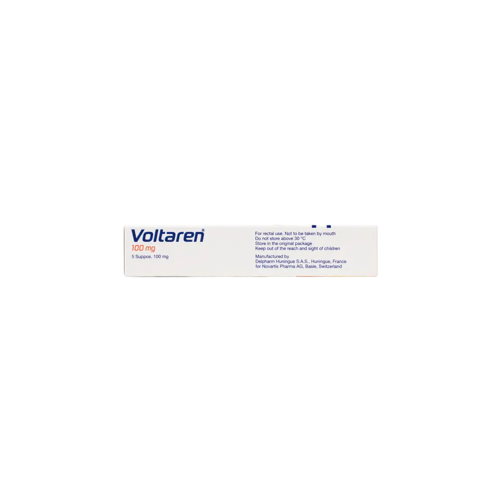 VOLTAREN 100MG 5 SUP