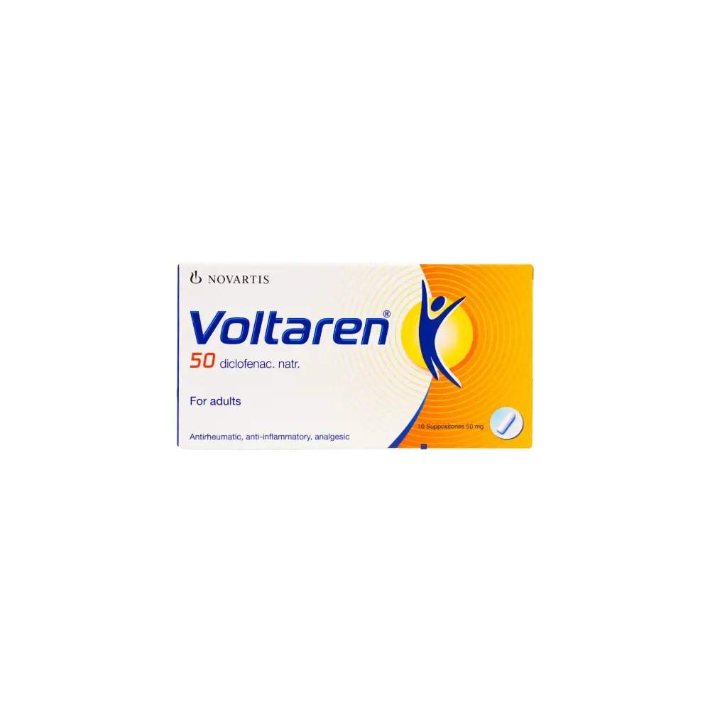 VOLTAREN 50MG 10 SUP