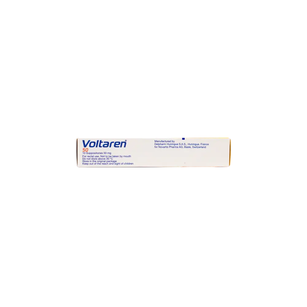 VOLTAREN 50MG 10 SUP