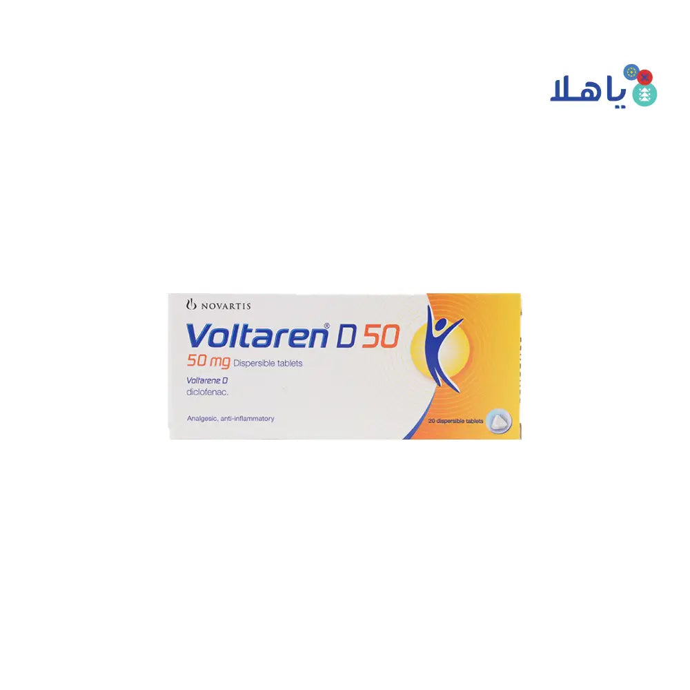 VOLTAREN D 50MG 20 TAB