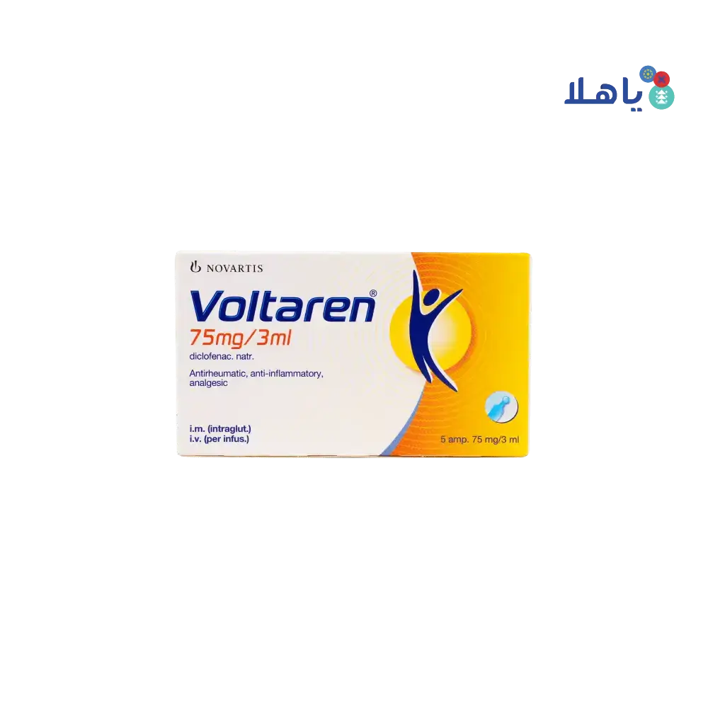 NOVARTIS - Voltaren Inj. 75Mg/3Ml 5 Amp - Pharmazone - 