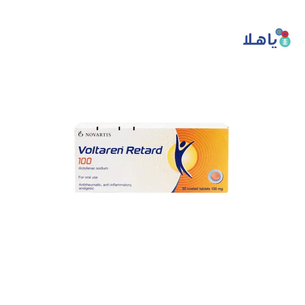 NOVARTIS - Voltaren Retard 100Mg 30Tab - Pharmazone - 