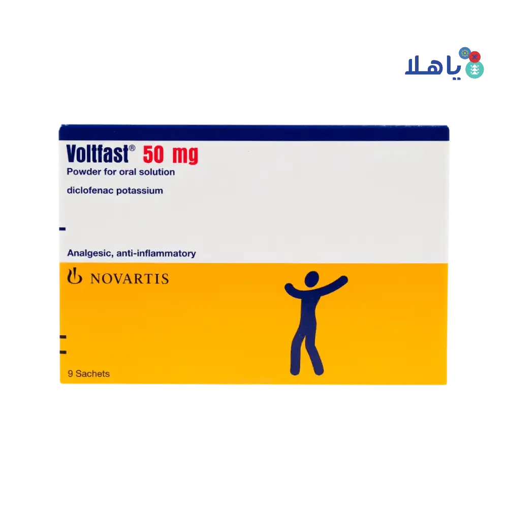 NOVARTIS - Voltfast 50 Mg 9 Sachets - Pharmazone - 