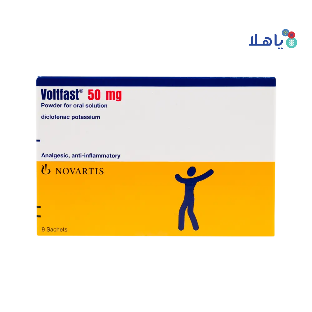 VOLTFAST 50 MG 9 SACHETS