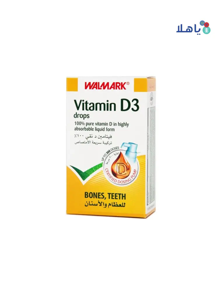 WALMARK VIT D3 DROPS 15ML