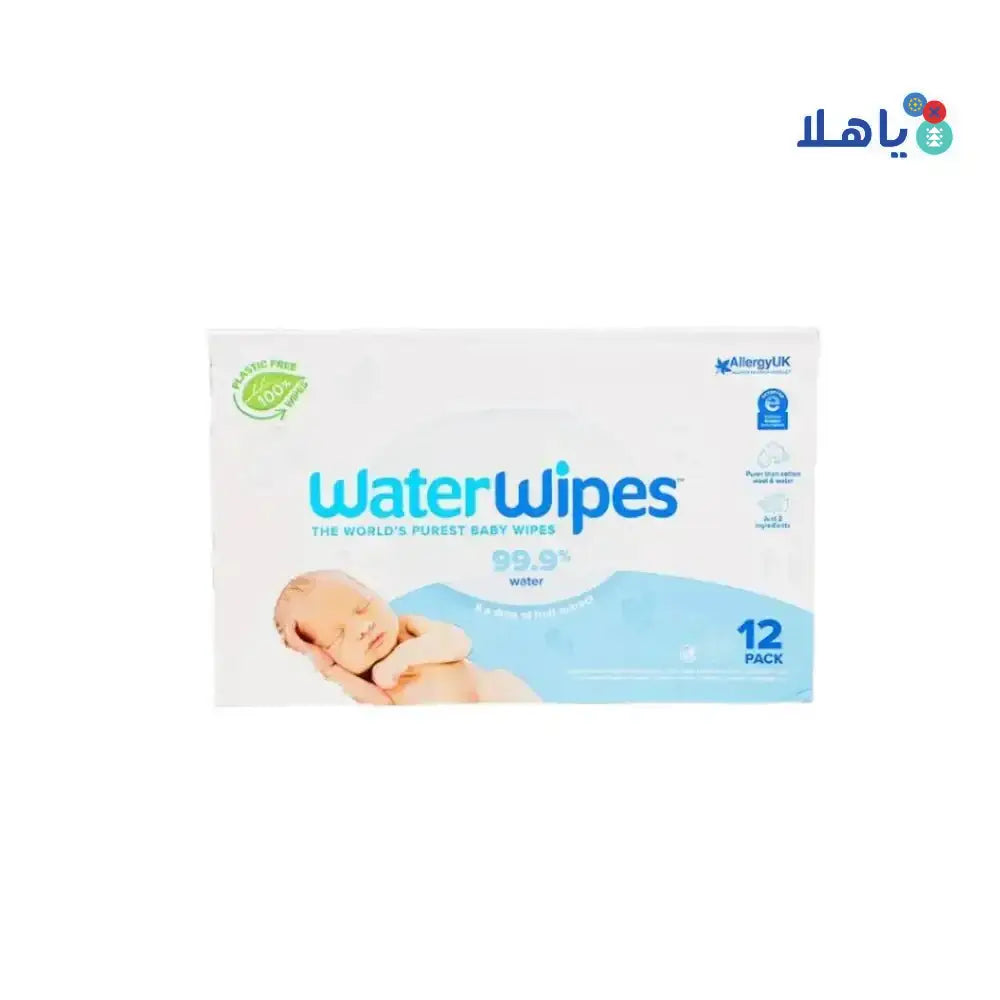 Water Wipes - Water Wipes Baby 12 Pack X 60 Wipes - Carton - Pharmazone - 