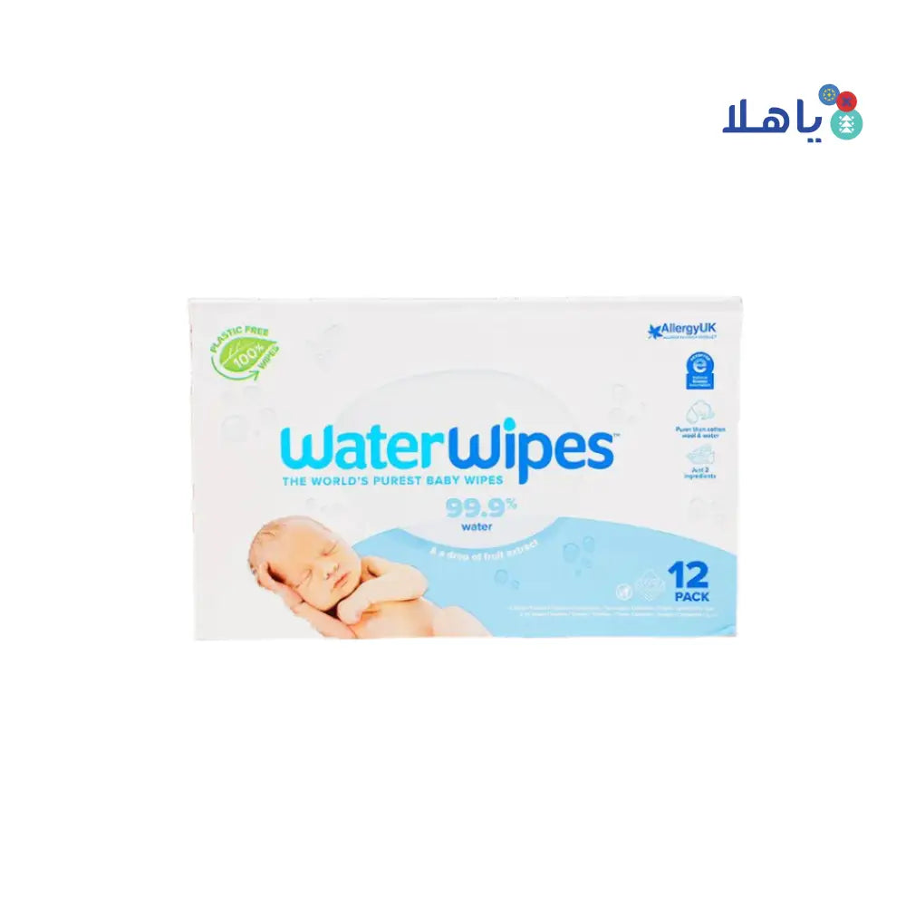 WaterWipesBaby12PackX60Wipes-Carton