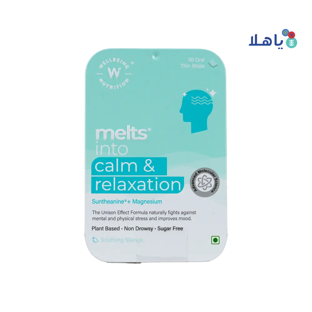 Well Being Melts Into Calm & Relaxation 30 Strips