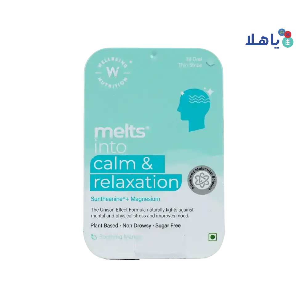 Well Being - Well Being Melts Into Calm & Relaxation 30 Strips - Pharmazone - 