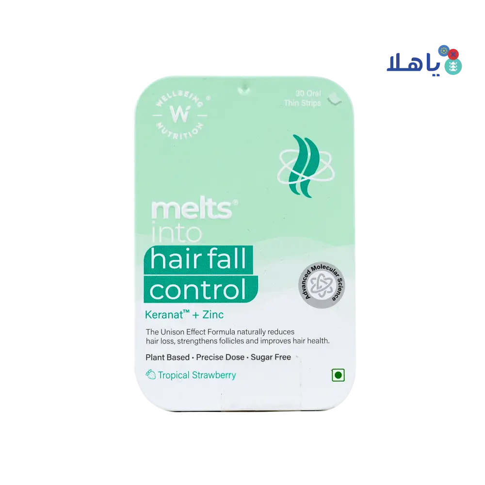 Well Being Melts Into Hair Fall Control 30 Strips