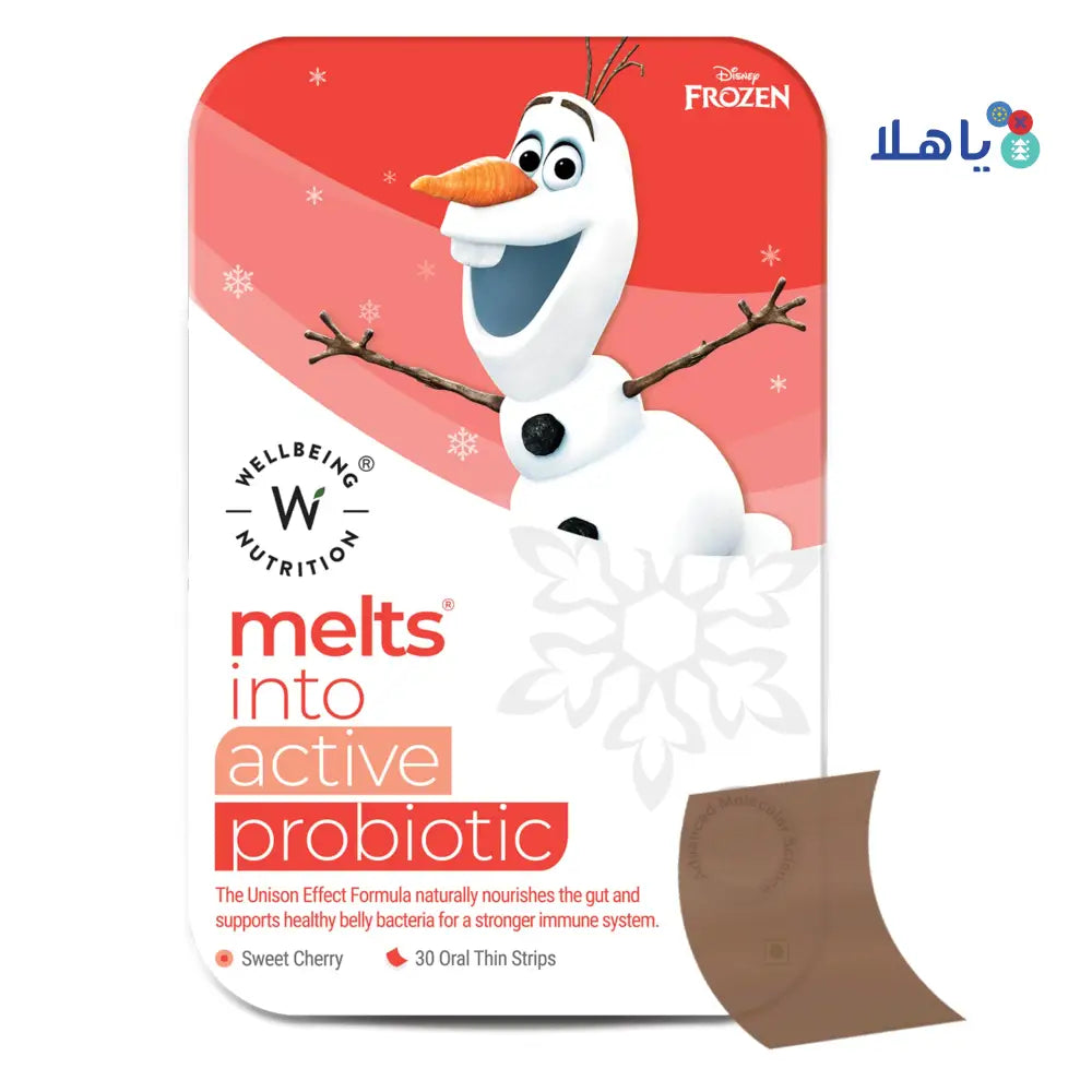 Well Being Melts Into Kids Active Probiotic 30 Strips