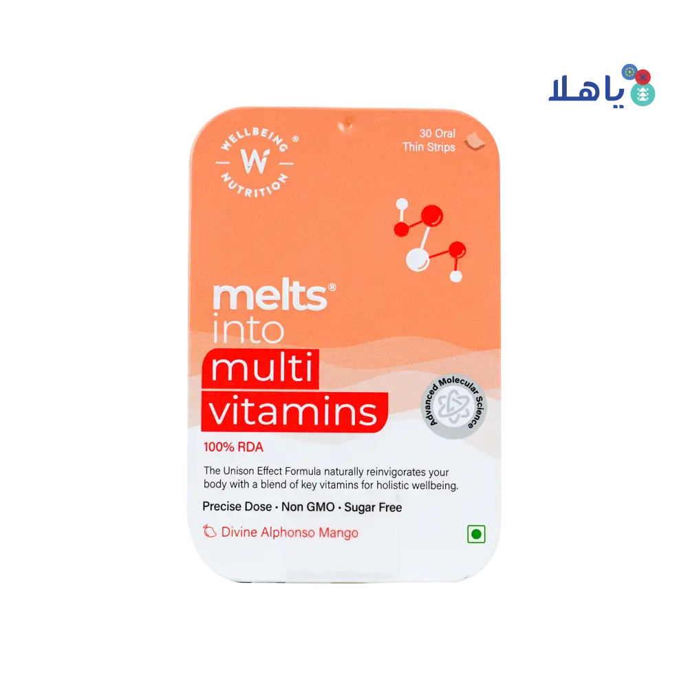 Well Being Melts Into Multi Vitamins 30 Strips