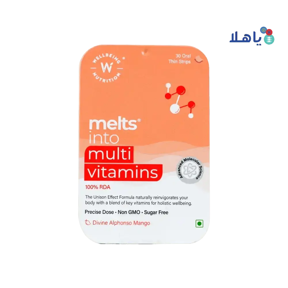 Well Being - Well Being Melts Into Multi Vitamins 30 Strips - Pharmazone - 