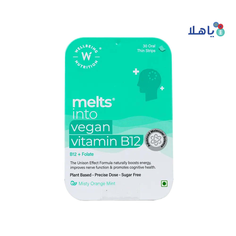  Well Being Melts Into Vegan Vitamin B12 30 strips