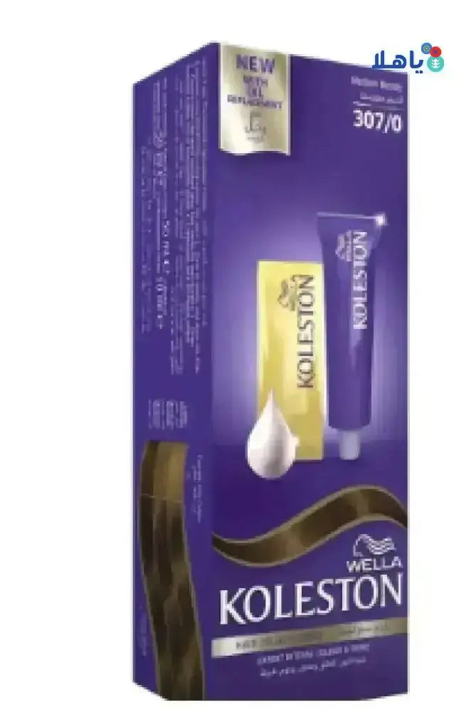 Wella dye - Wella Koleston 2000 Tube No. 307/0 - Medium Blonde - Pharmazone - 