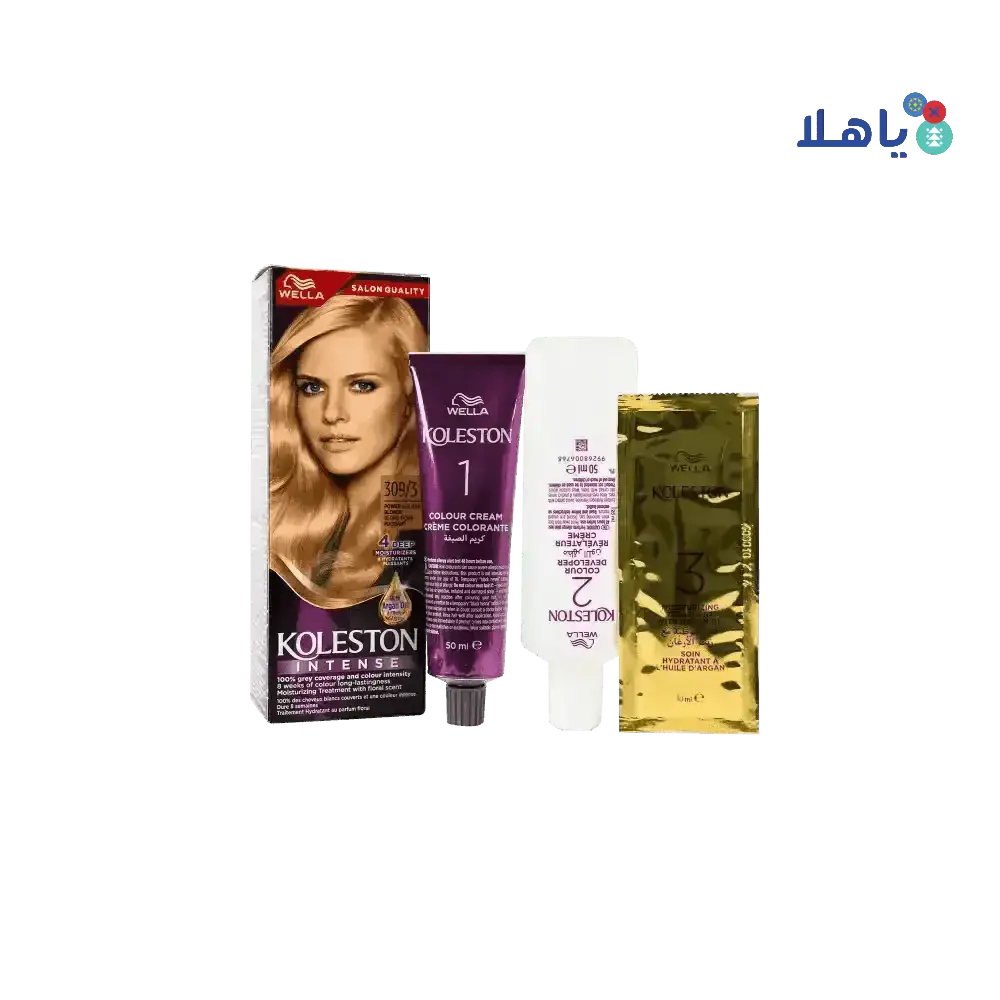 Wella dye - Wella Koleston 2000 Tube No. 309/3 - Power Golden Blonde - Pharmazone - 