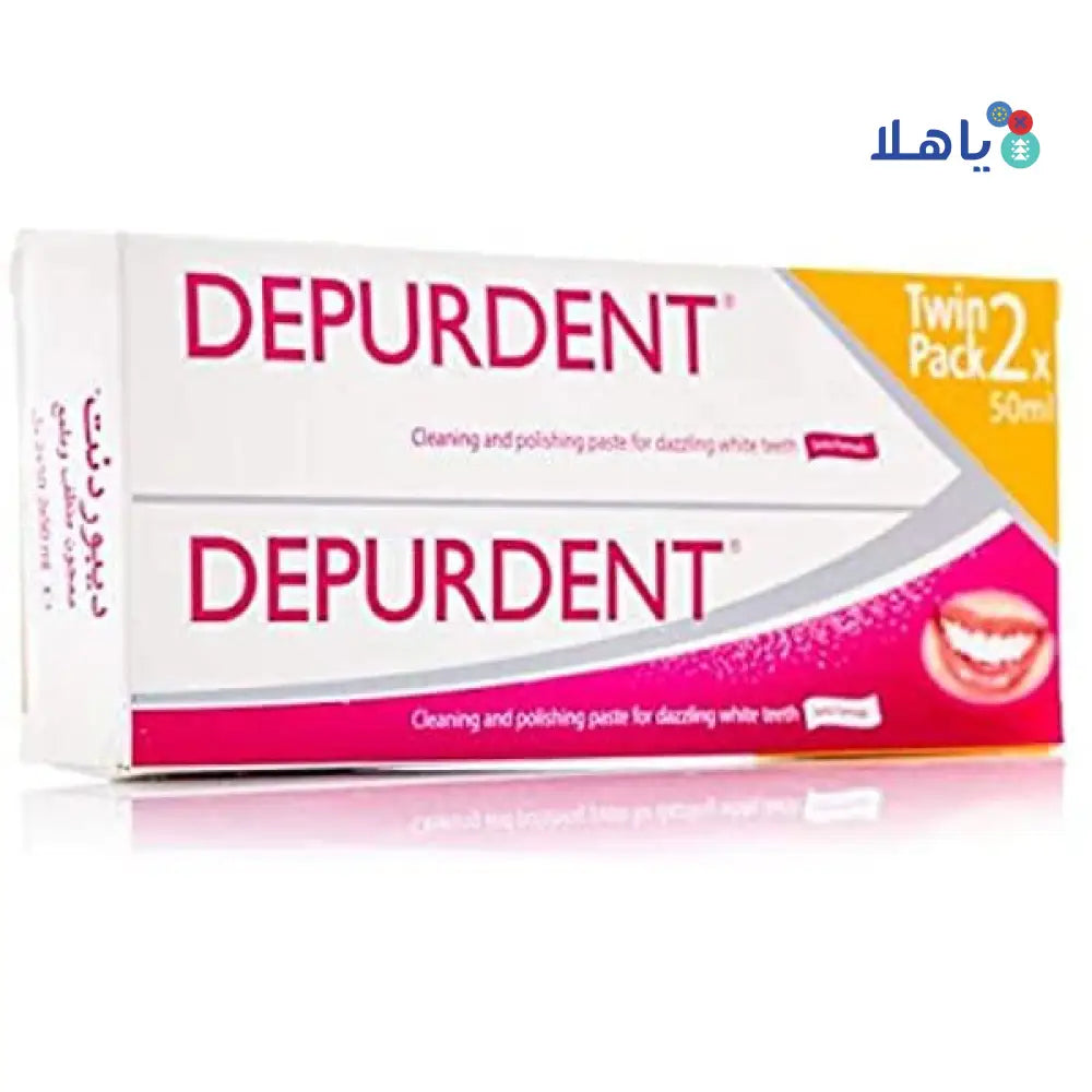 WILD DEPURDENT CLEAN & POLISH TOOTHPASTE TWIN PACK 2X50ML