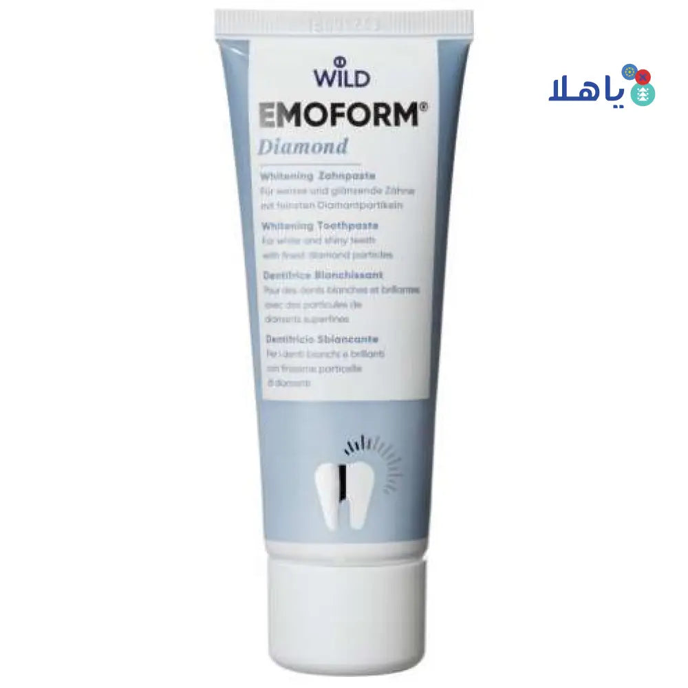 WILD EMOFORM DIAMOND WHITENING TOOTHPASTE 75ML