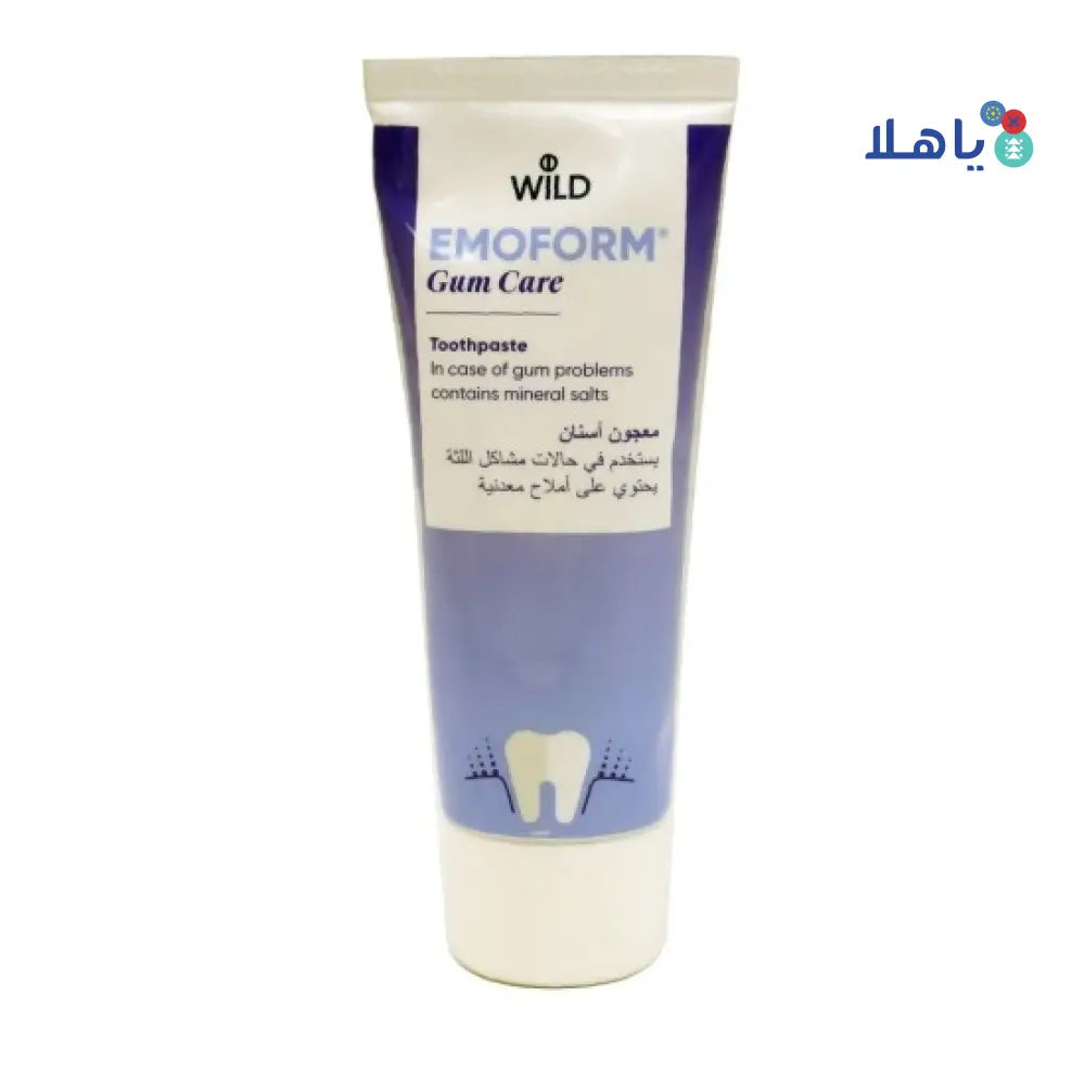 Wild Emoform Gum Care Toothpaste 75ml