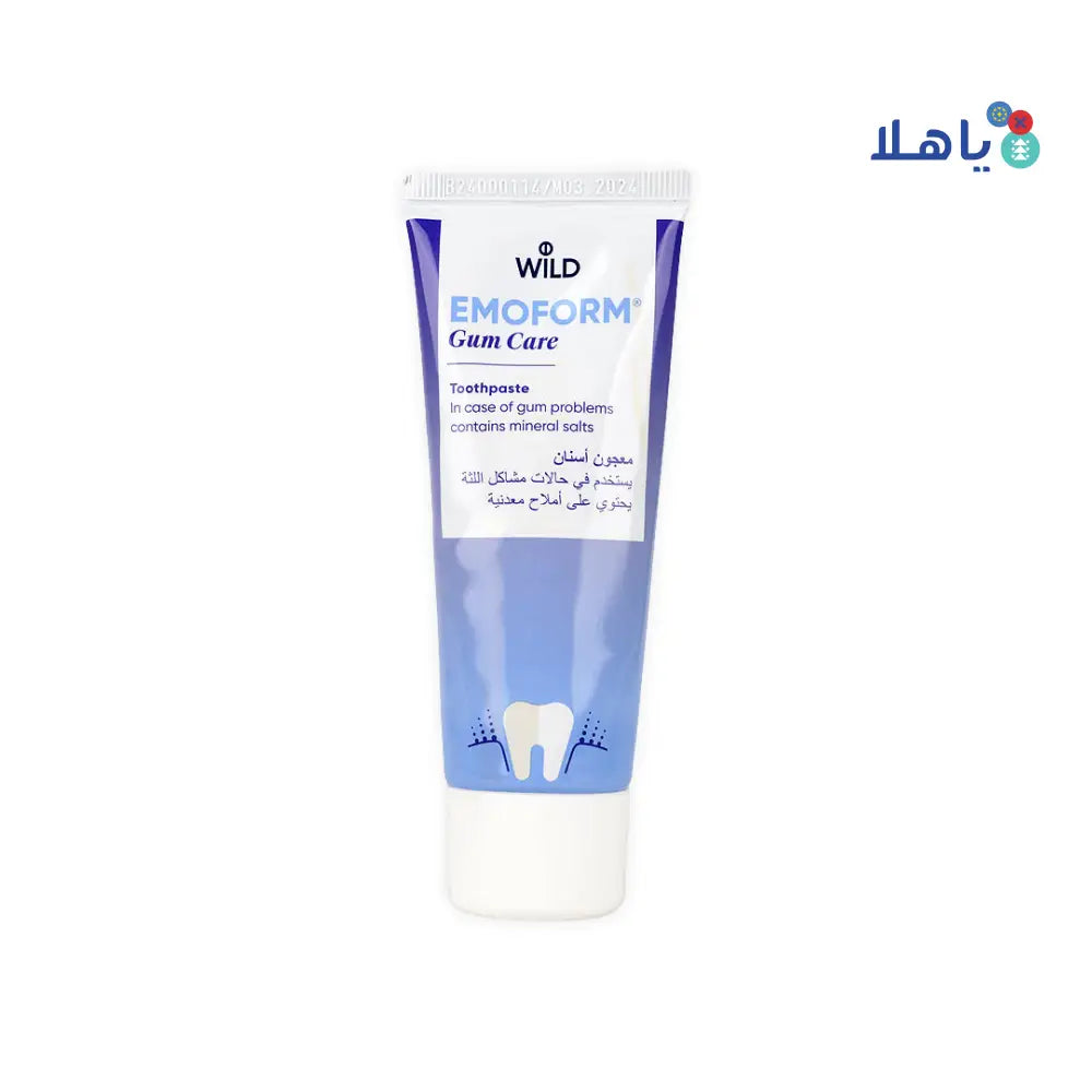 Wild Emoform Gum Care Toothpaste 75ml