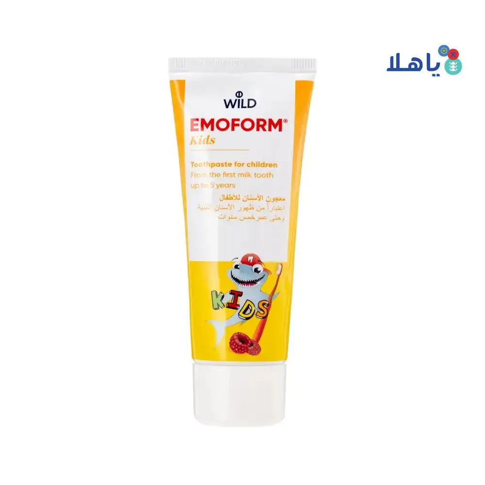 WILD PHARMA - Wild Emoform Kids Toothpaste 75ml - Pharmazone - 