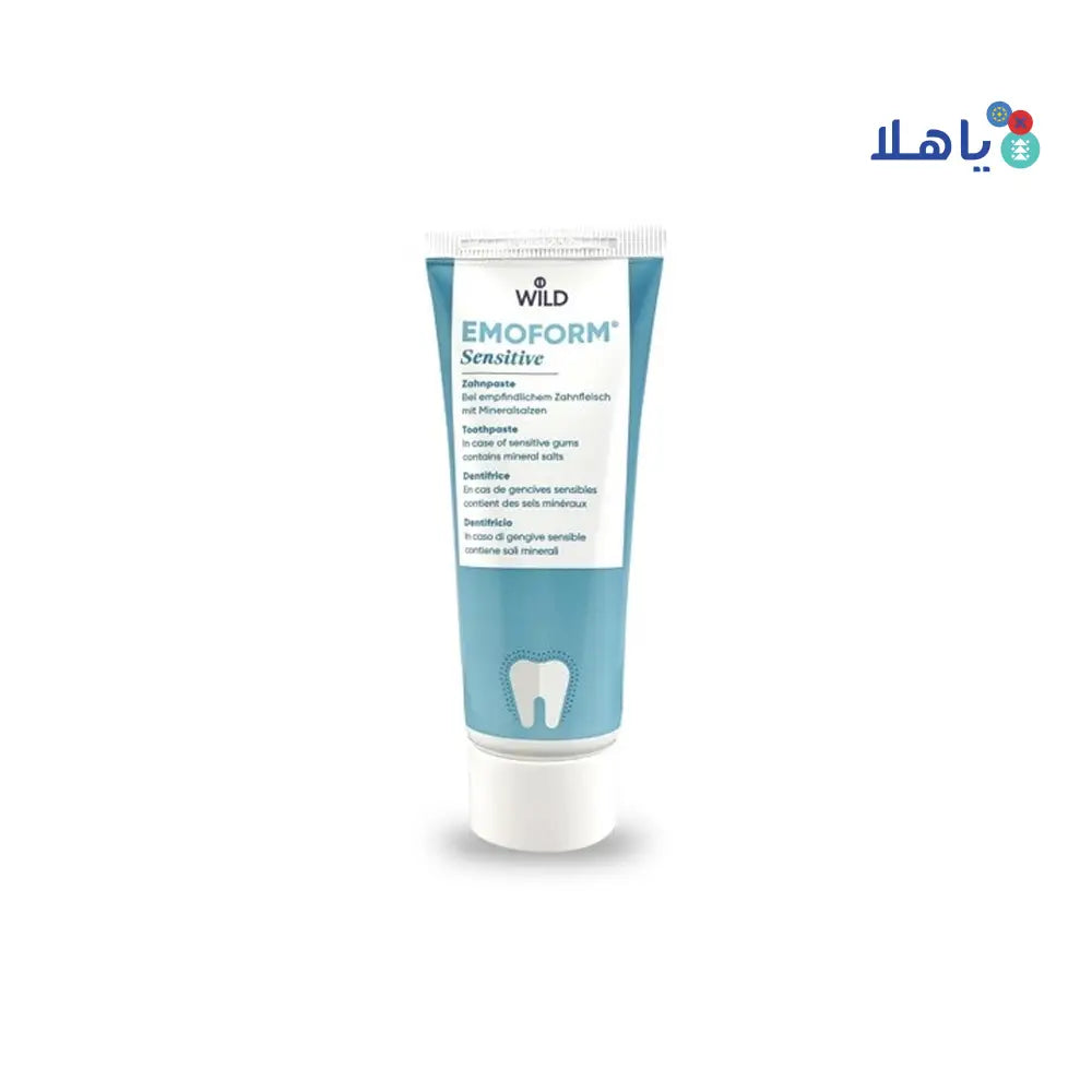 Wild Emoform Sensitive Toothpaste 75ml