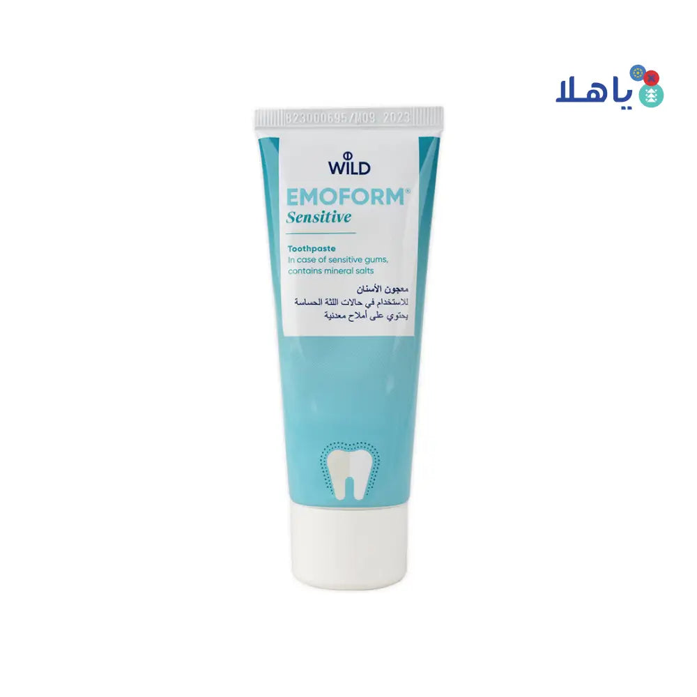 Wild Emoform Sensitive Toothpaste 75ml