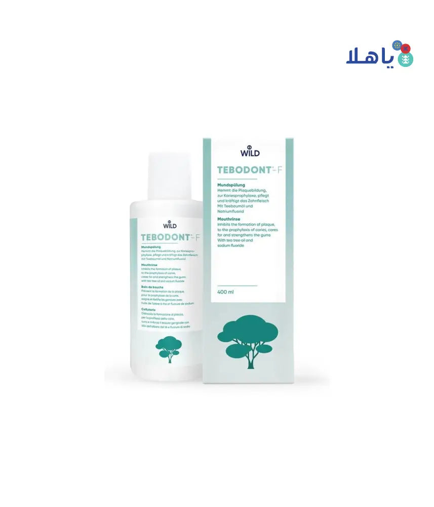 WILD TEBODONT-F MOUTHWASH 400ML